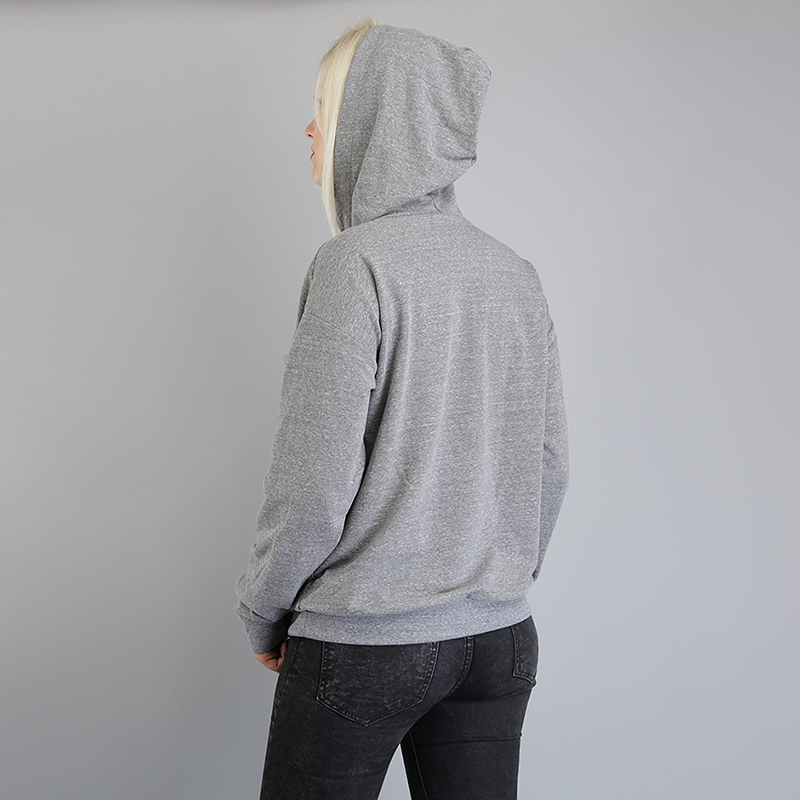 женская серая толстовка Stussy 80-17 Hood 2921655-grey heather - цена, описание, фото 3